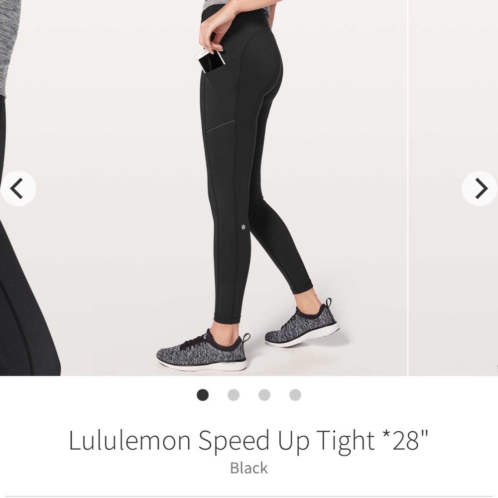 lululemon athletica Speed Up Tight - size 6